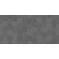 GRAFEN HEXAGON GREY RECTIFIED 30x60